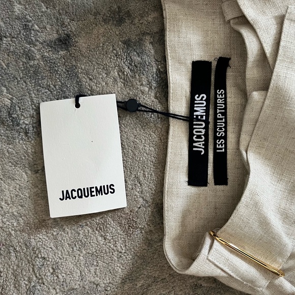 NWT Jacquemus Le Short Bari linen blend shorts - Picture 9 of 9